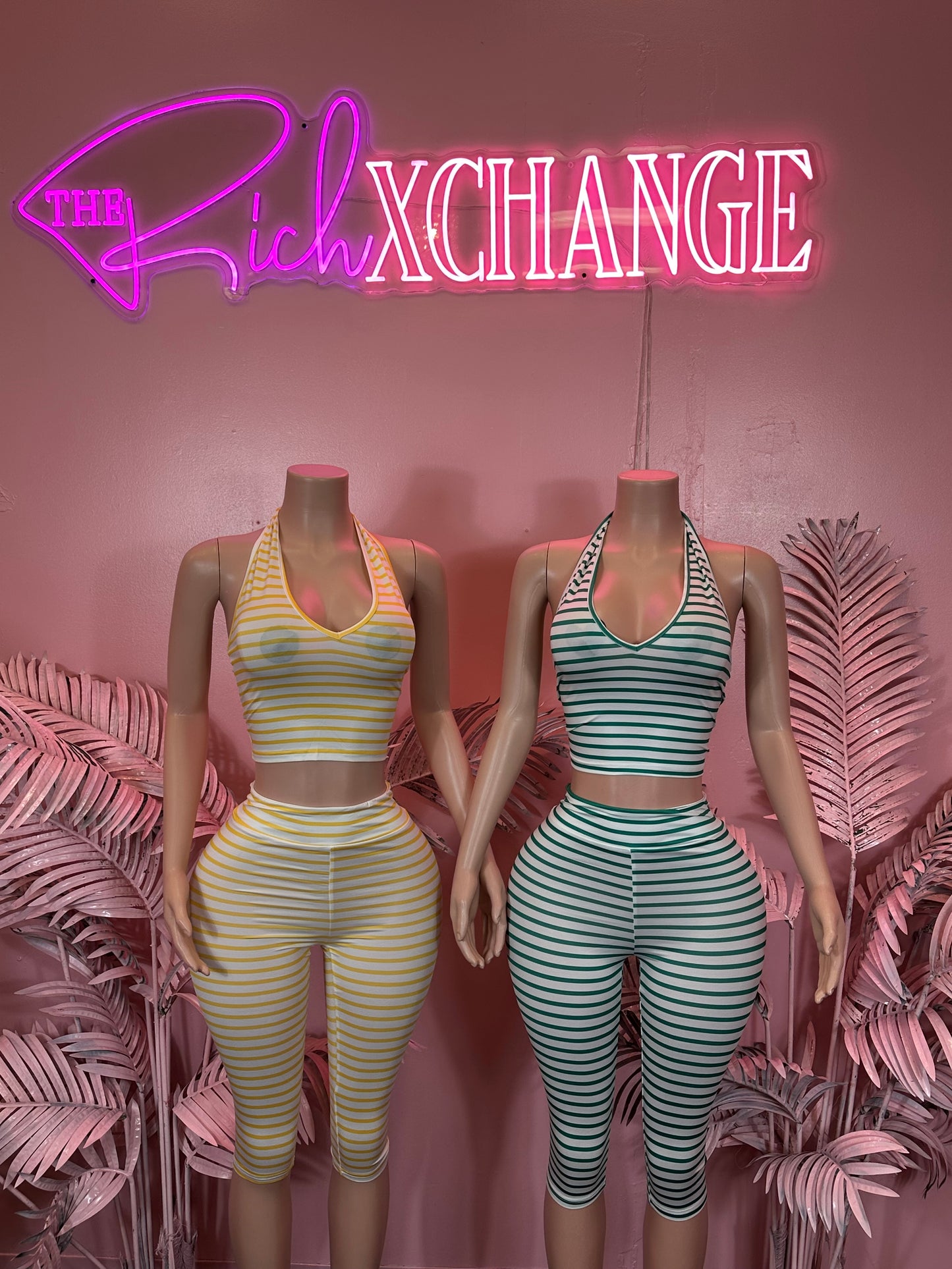 Striped Capri - Set