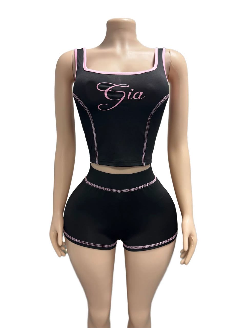 Gia Contrast Stitch - Activewear Set