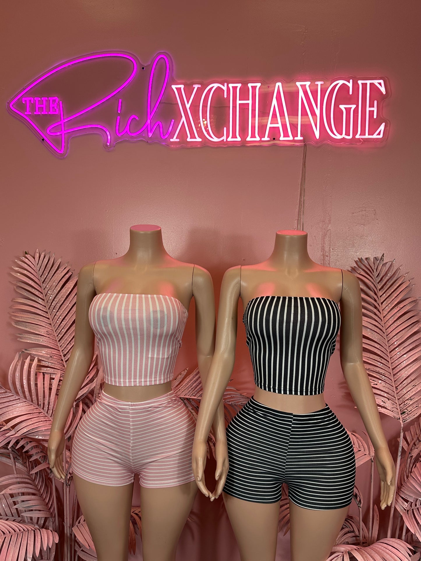 Sweet Stripe - Short Set