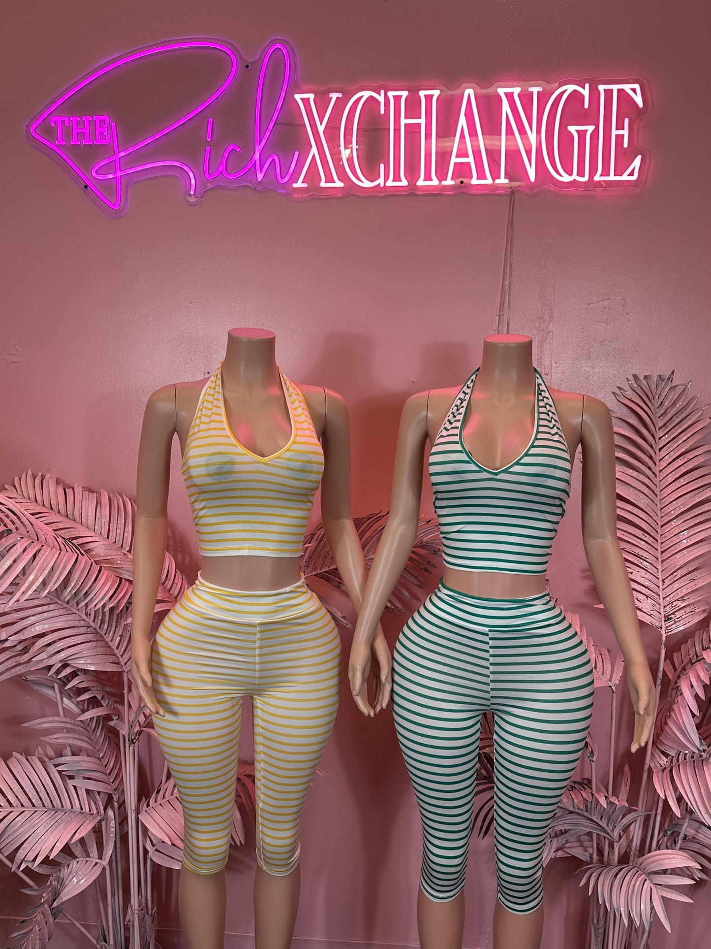 Striped Capri - Set