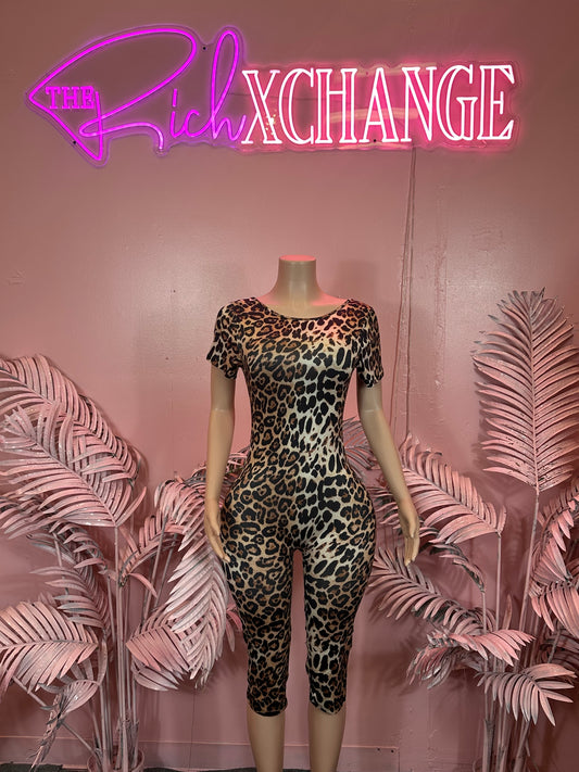 Leopard Curve -Jumpsuit