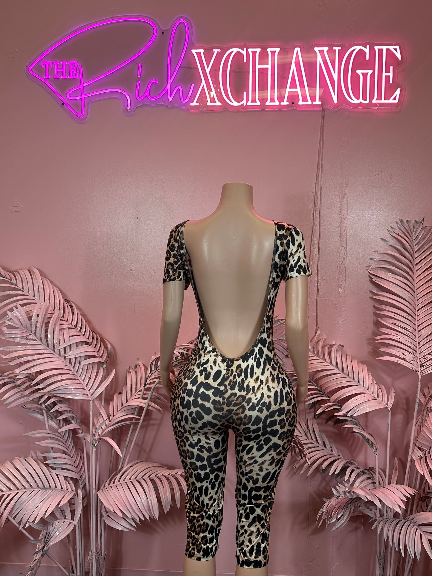 Leopard Curve -Jumpsuit