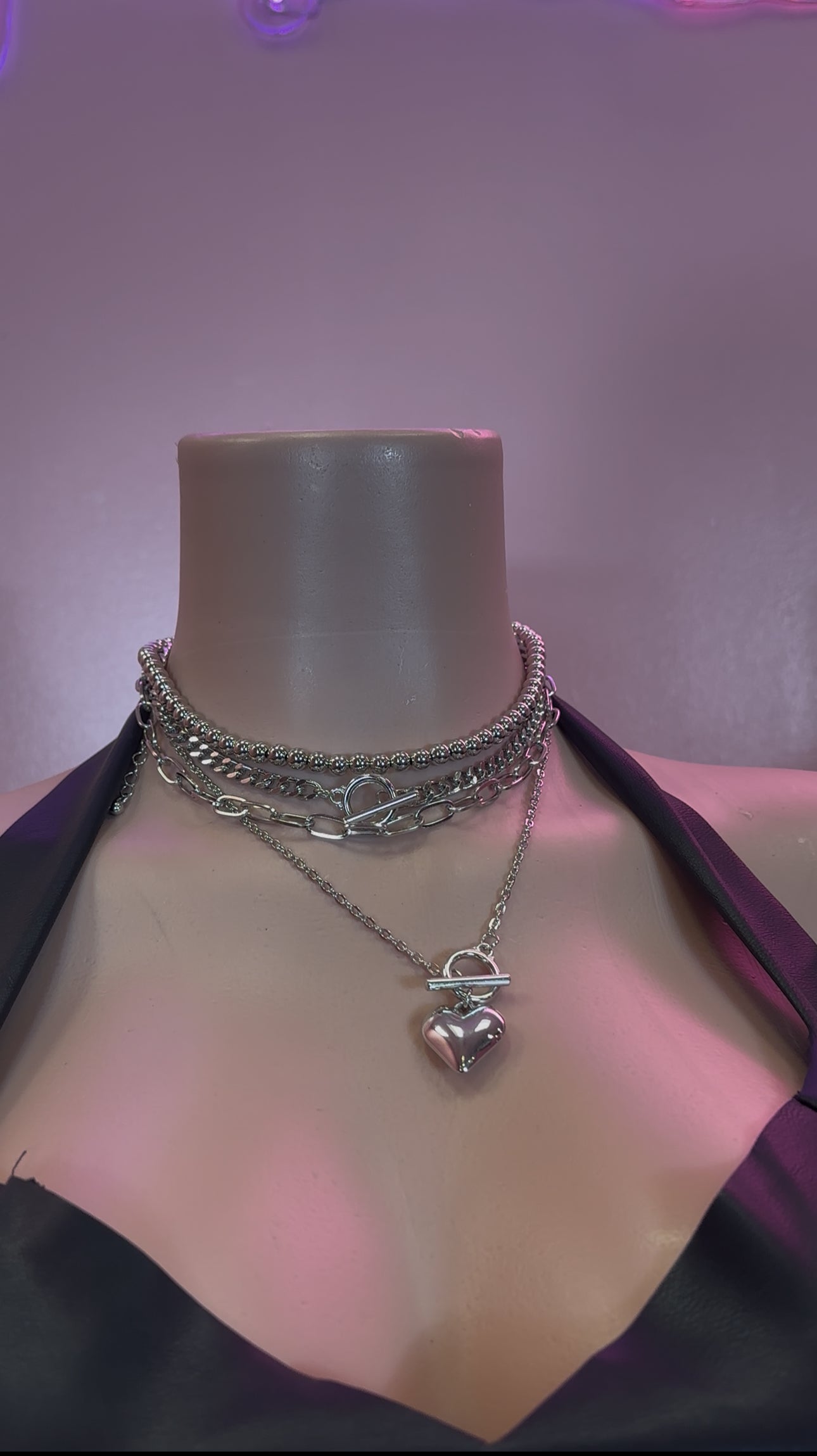 Layered In Hearts - Necklace