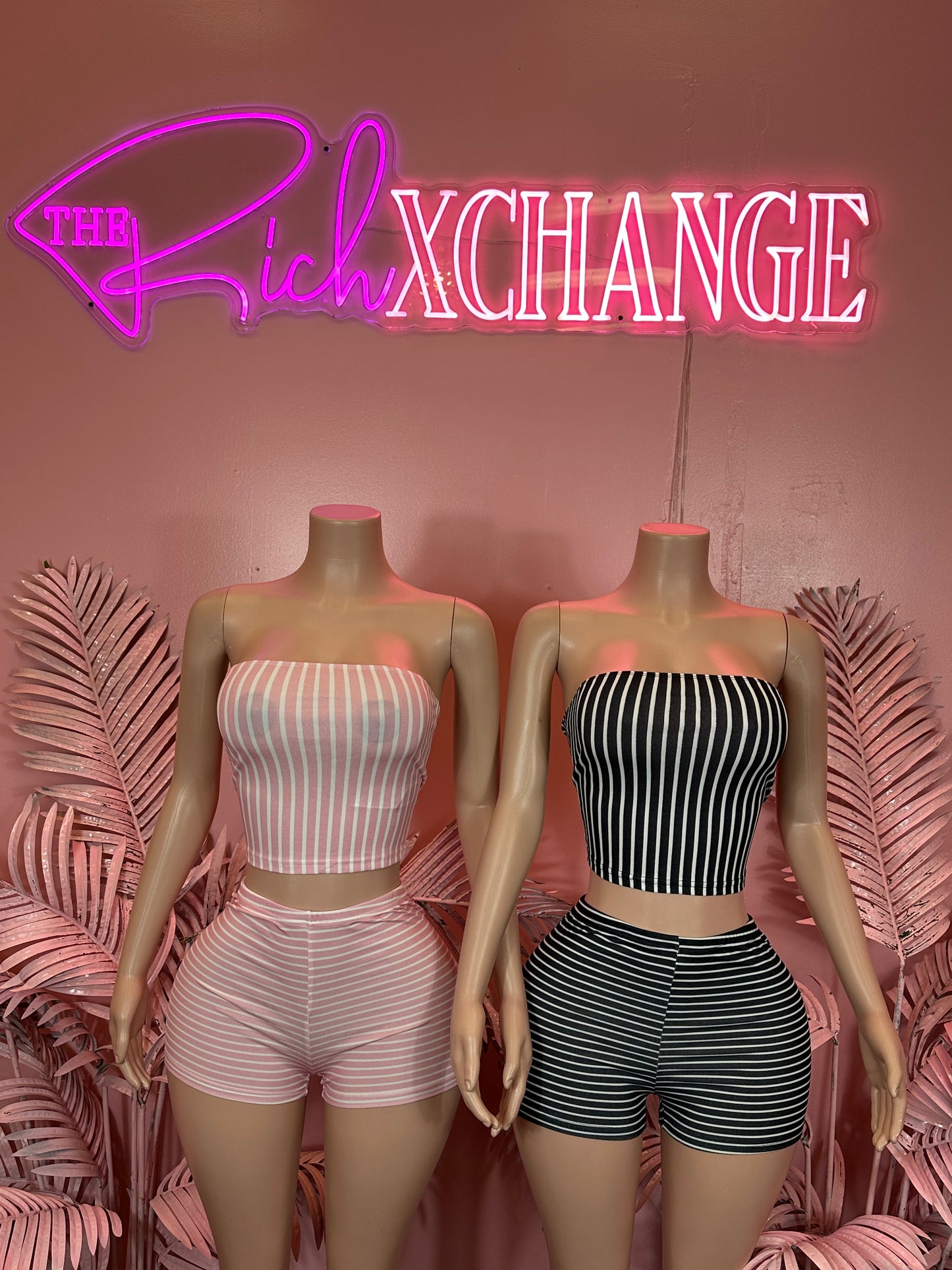 Sweet Stripe - Short Set
