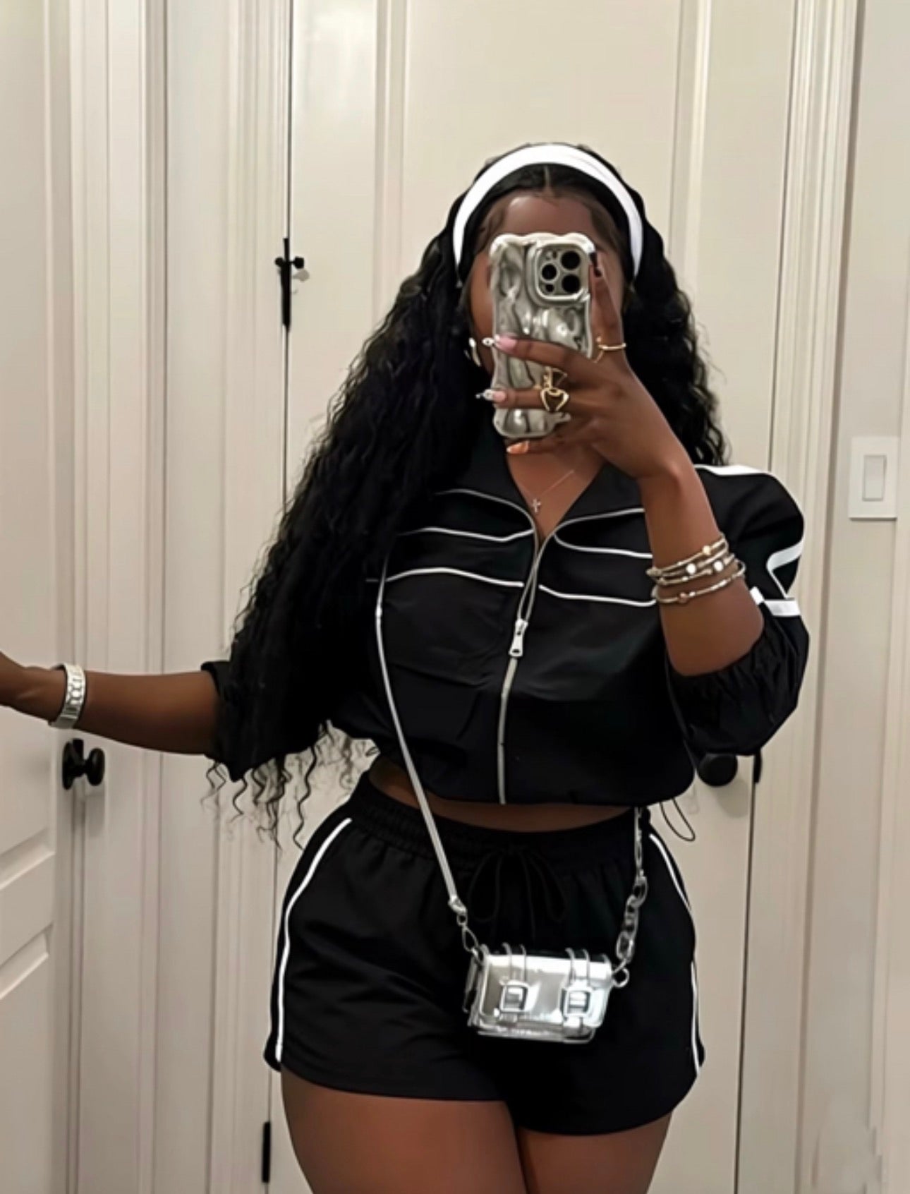 Cropped Windbreaker - Set