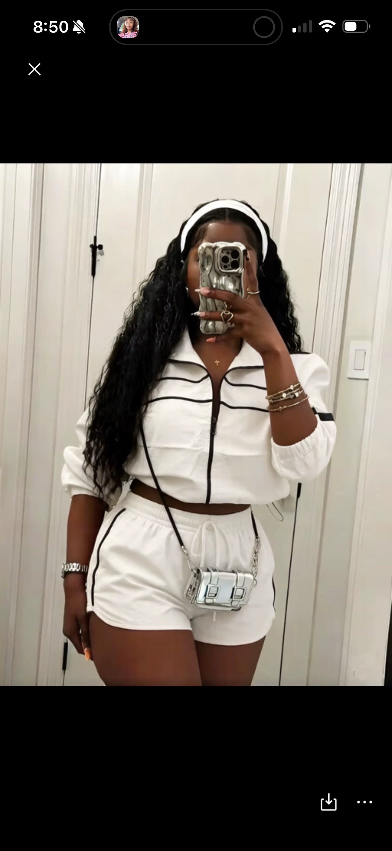Cropped Windbreaker - Set