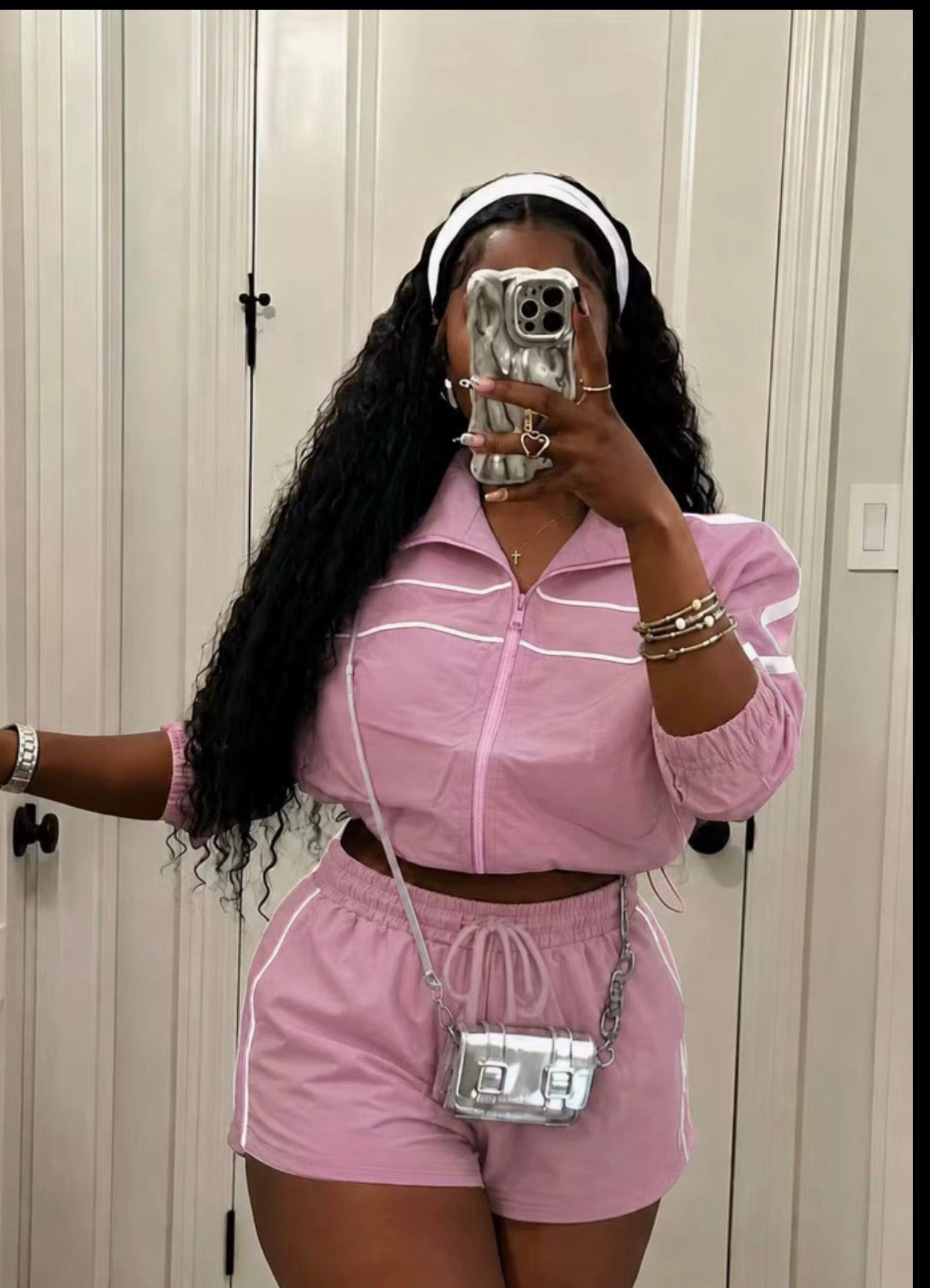 Cropped Windbreaker - Set